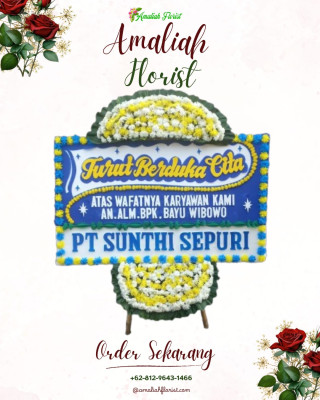 Papan Bunga Duka di Gerunggang