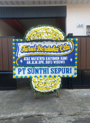 Papan Bunga Duka di Gerunggang