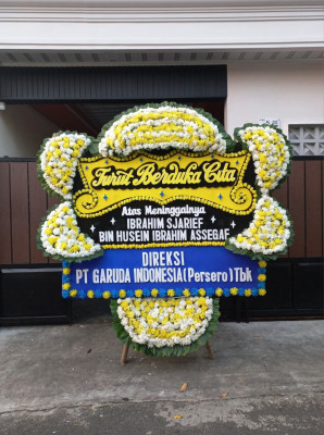 Papan Bunga Duka di Gerunggang